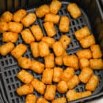 cooked Air Fryer Frozen Tater Tots