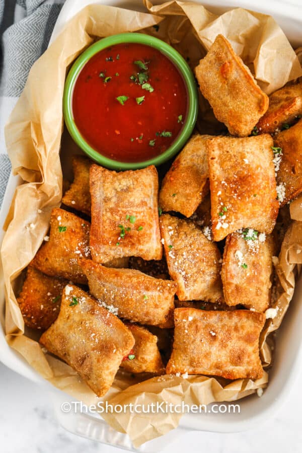 Air Fryer Hot Pizza Rolls (Ready in 10 minutes!) The Shortcut Kitchen