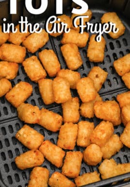 Air Fryer Frozen Tater Tots with a title