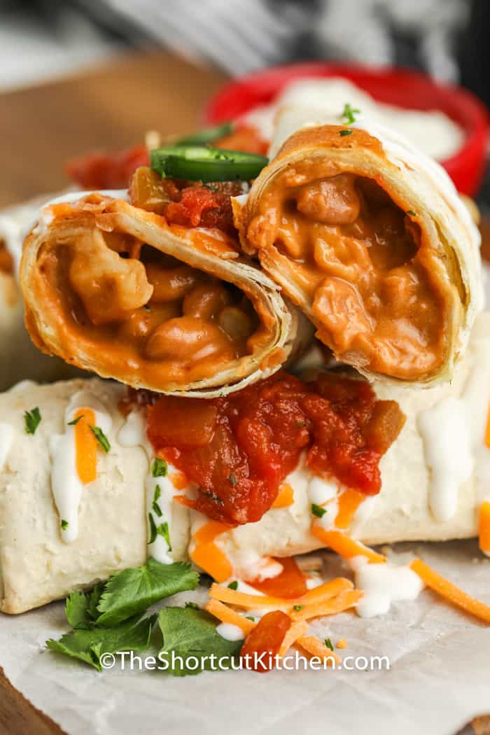 Air Fryer Frozen Burrito - The Shortcut Kitchen