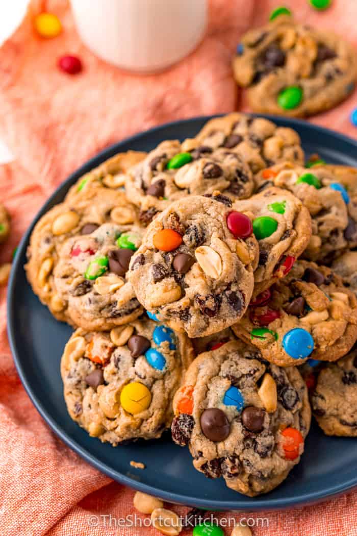 plated Trail Mix Cookies