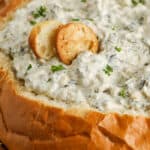 close up of the best Easy Spinach Dip