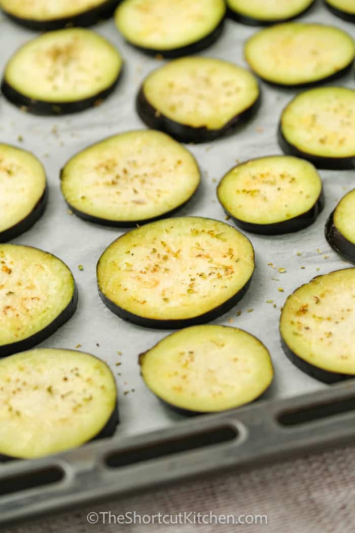 cooking zucchini to make an Eggplant Lasagna Recipe