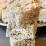 stack of rice krispie treats