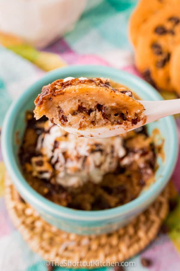 Chocolate Chip Cookie Mug Cake (5 Min Recipe!) The Shortcut Kitchen
