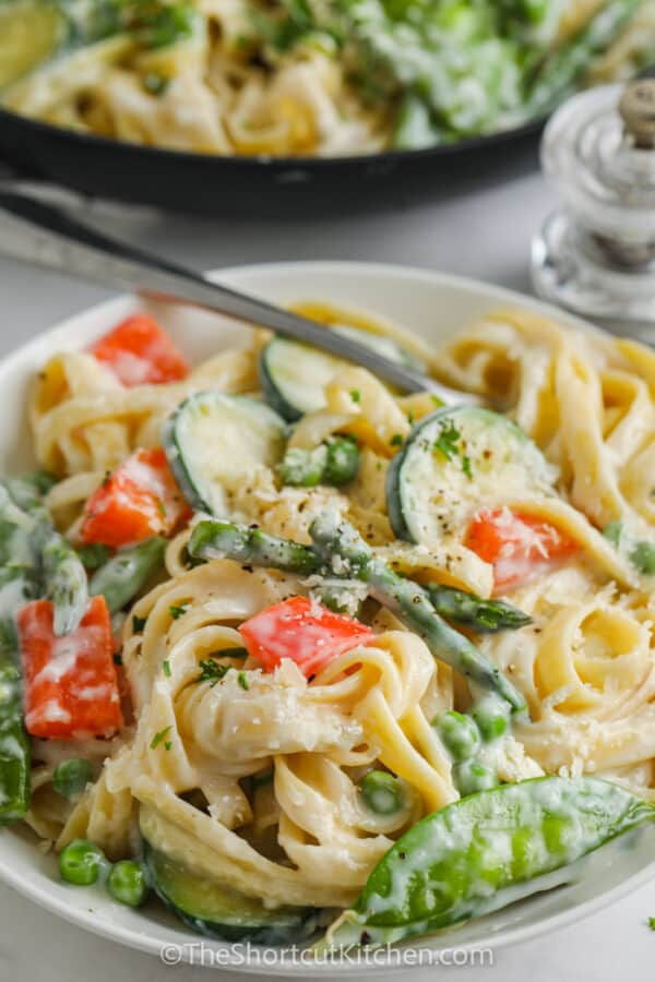 Pasta Primavera Recipe Quick 15 Minute Prep The Shortcut Kitchen