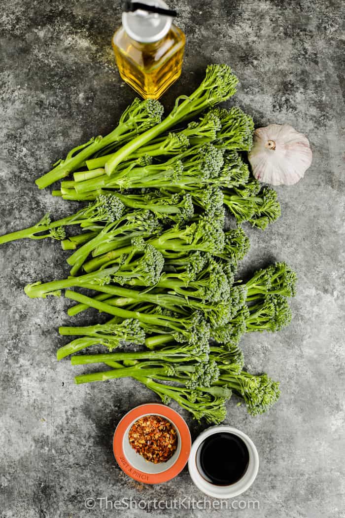 ingredients to make Roasted Broccolini