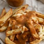 tray of fries with cheese and gravy