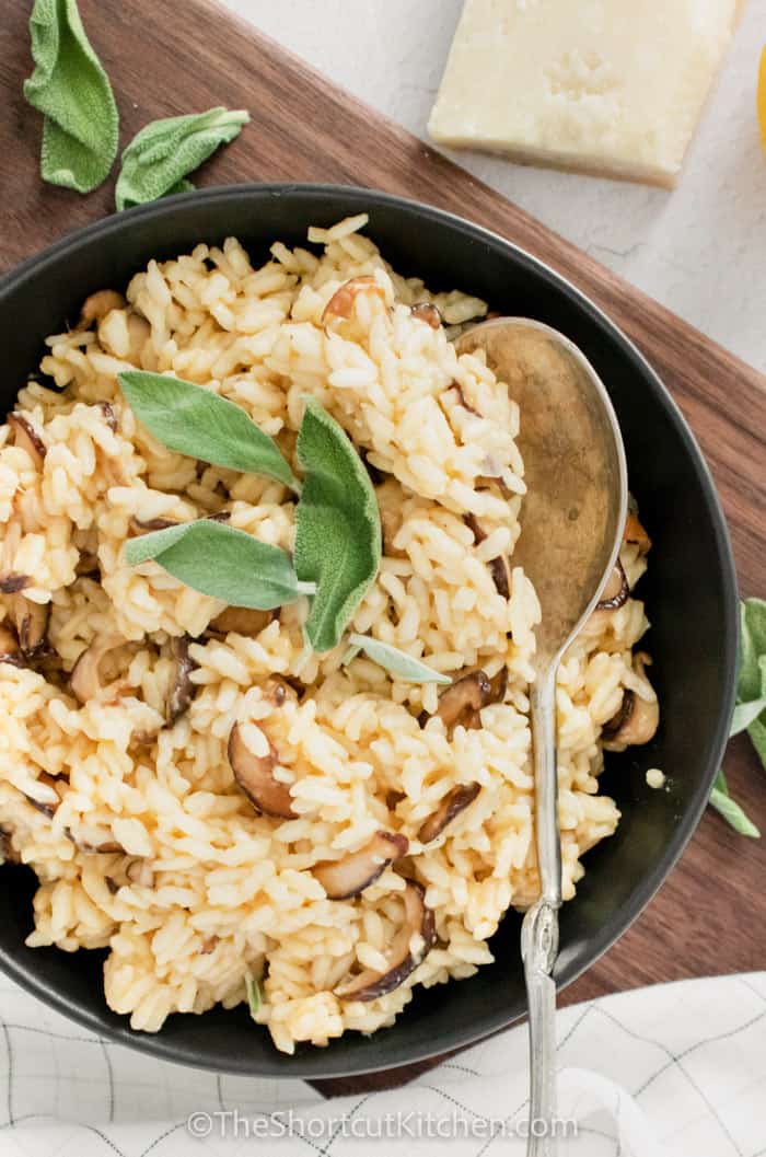 Mushroom risotto instant cheap pot