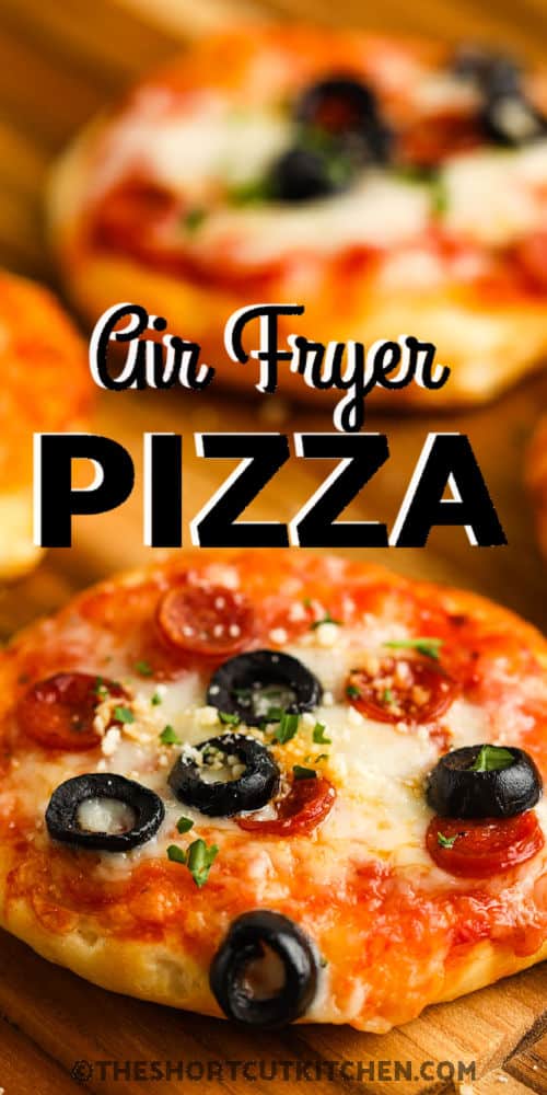 Air Fryer Pizza Recipe with Pre-made Crust EASY 10 Min