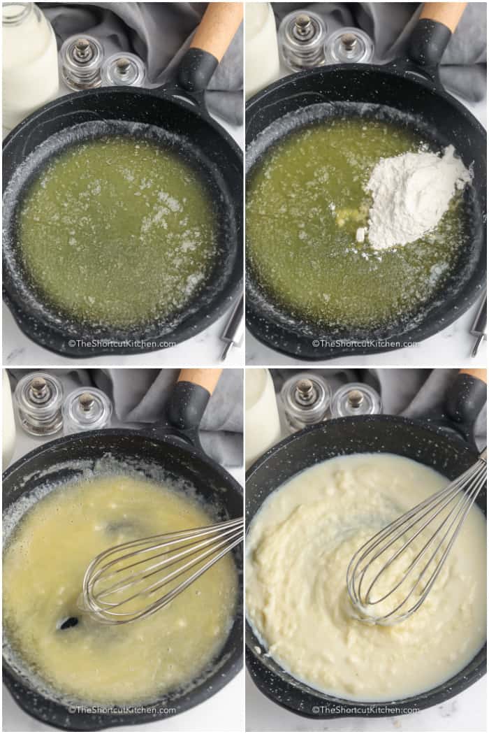 process of making white gravy