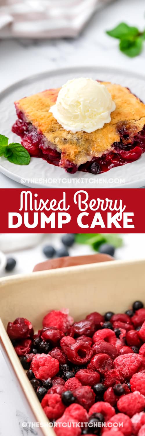 Mixed Berry Dump Cake Recipe Chronicle