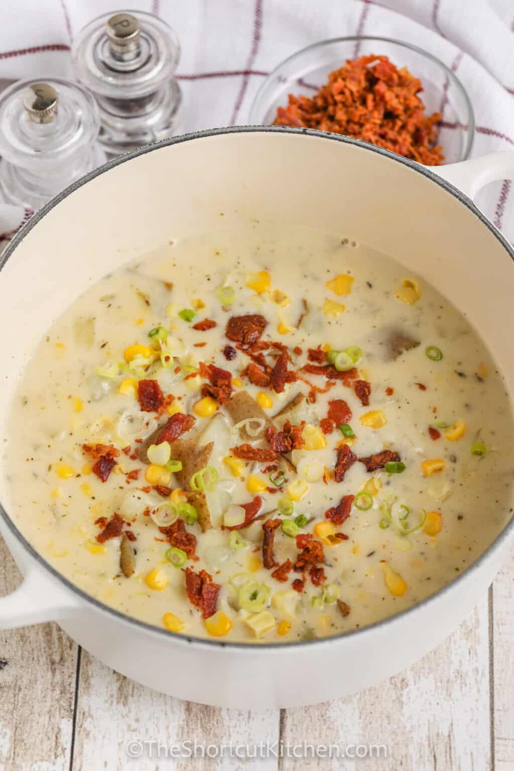 Easy Potato Corn Chowder (Creamy And Hearty!) - The Shortcut Kitchen
