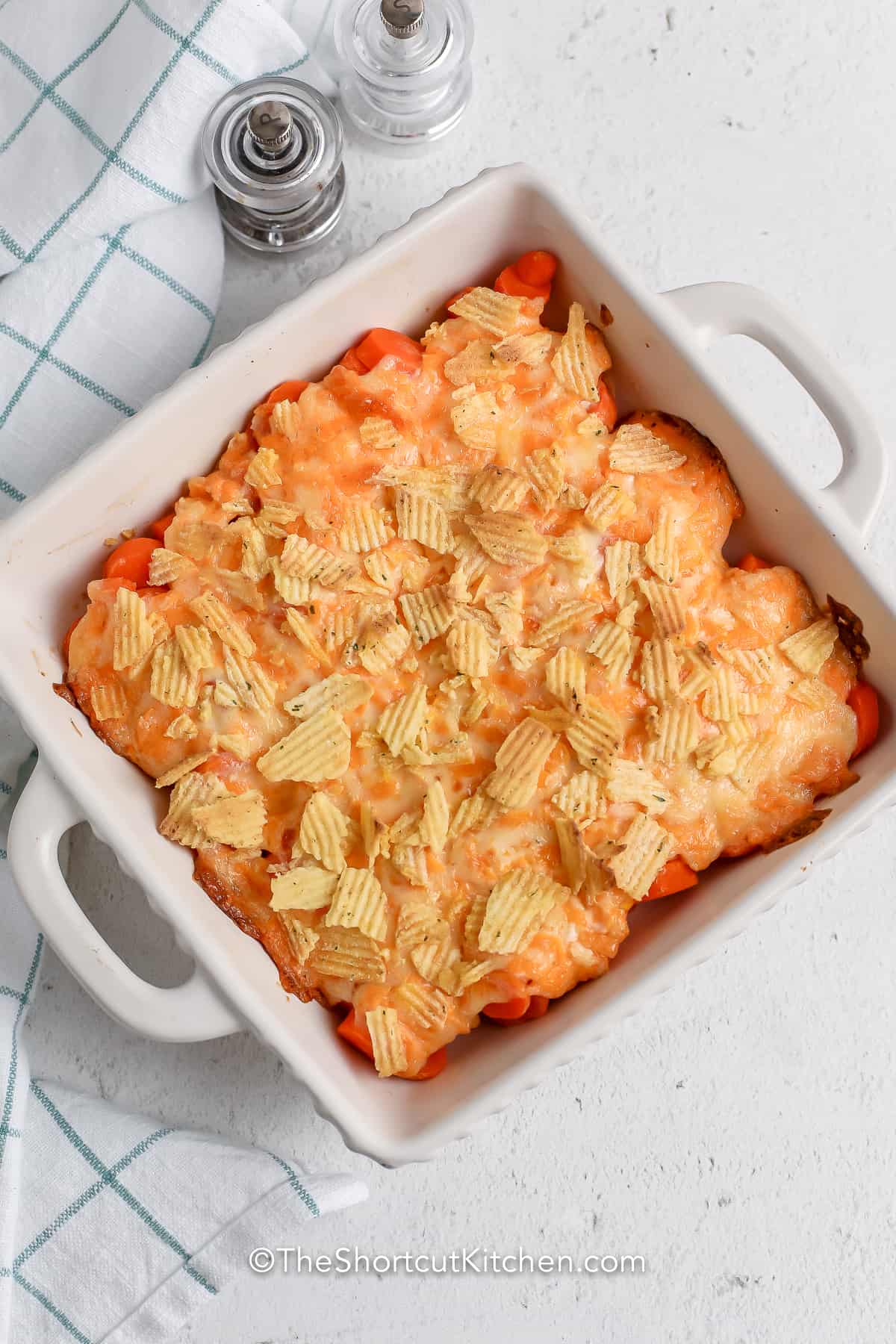 Baked carrot casserole