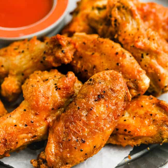 Air Fryer Frozen Chicken Wings (15 Min!) - The Shortcut Kitchen