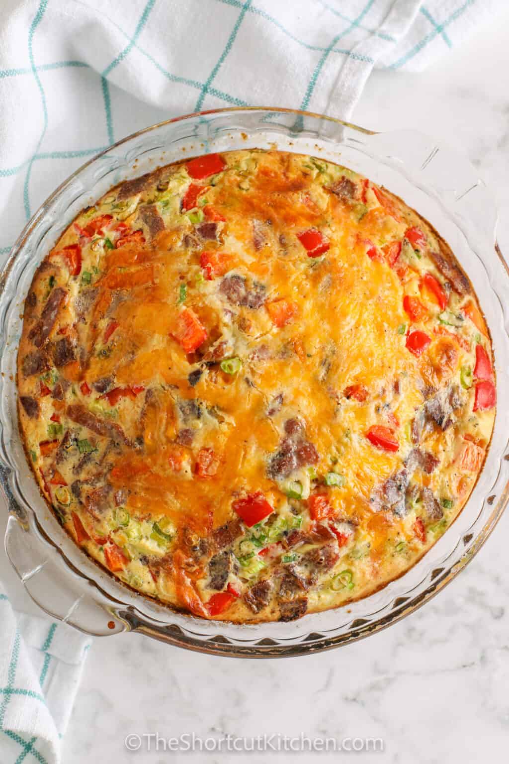 Crustless Bacon Quiche Recipe (With Bisquick Mix) - The Shortcut Kitchen