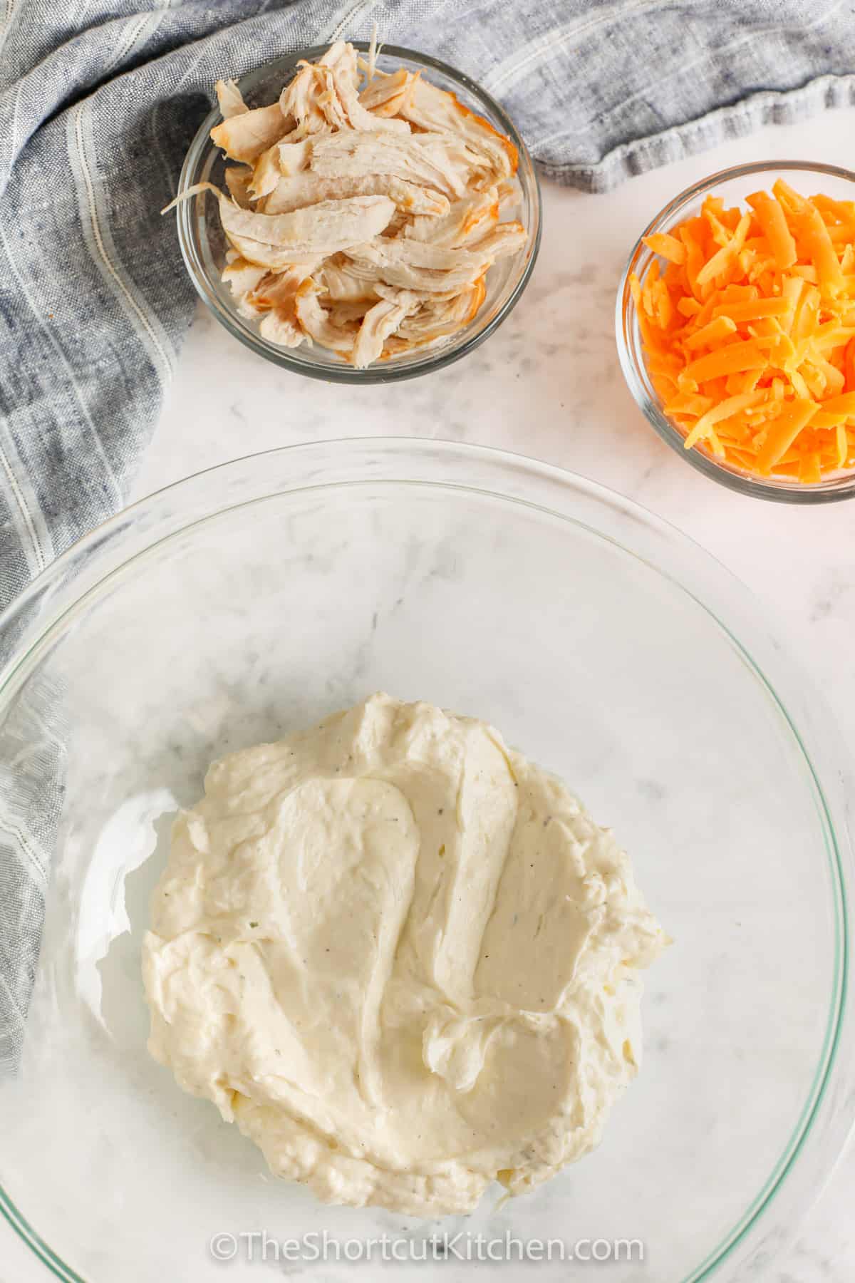 Buffalo Ranch Chicken Dip ingredients