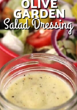 Olive Garden Salad Dressing with text