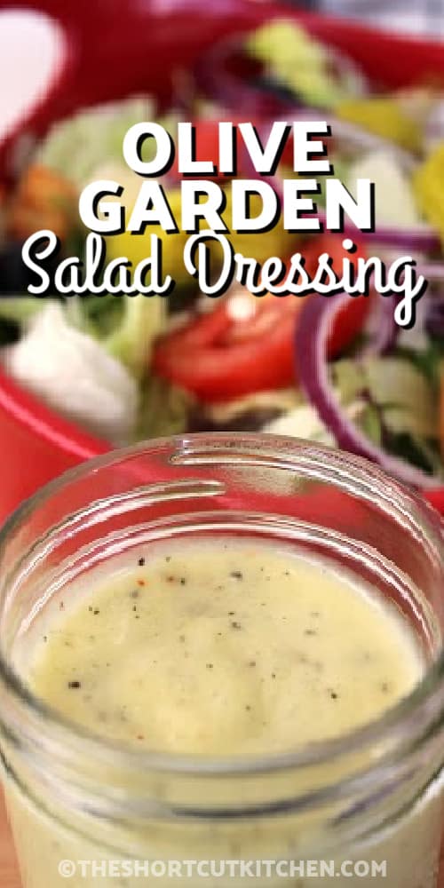 Olive Garden Salad Dressing with text