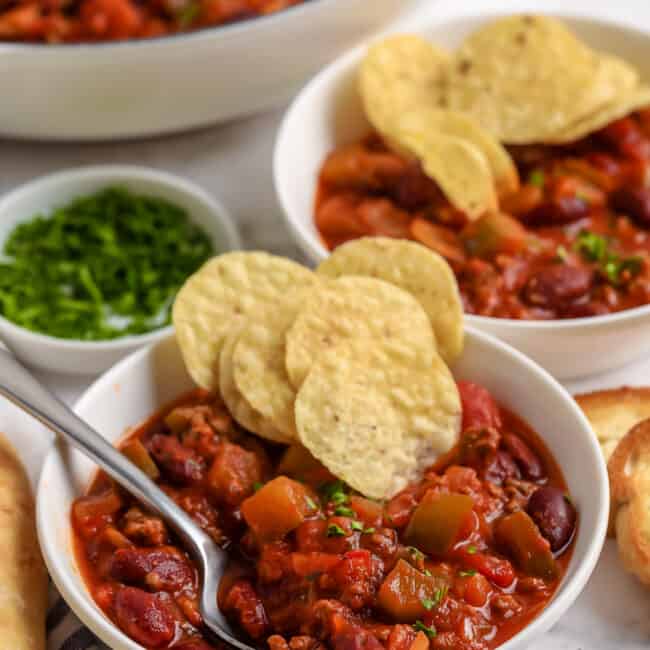 Quick And Easy Chili (Just 15 Minute Prep TIme!) - The Shortcut Kitchen