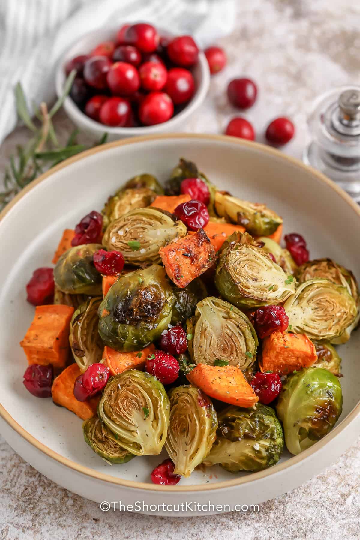 Roasted Vegetables in a serving bowl