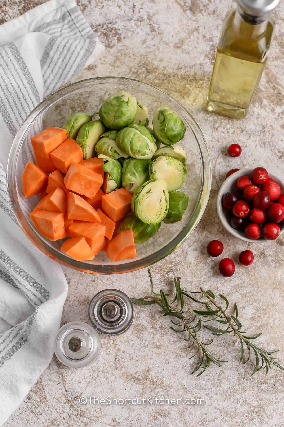 ingredients for Roasted Vegetables