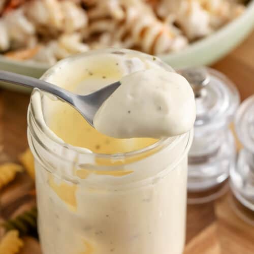 Easy Pasta Salad Dressing (Cold & Creamy!) - The Shortcut Kitchen