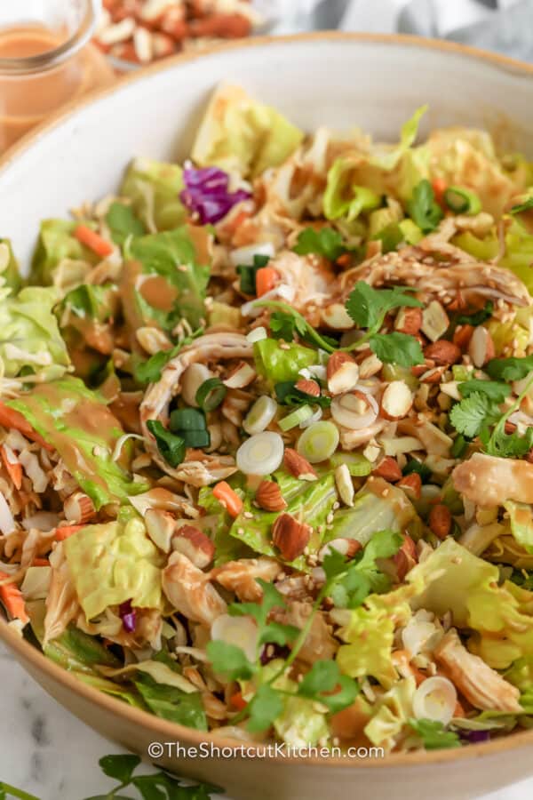 Quick Asian Chicken Salad 15 Minute Recipe The Shortcut Kitchen