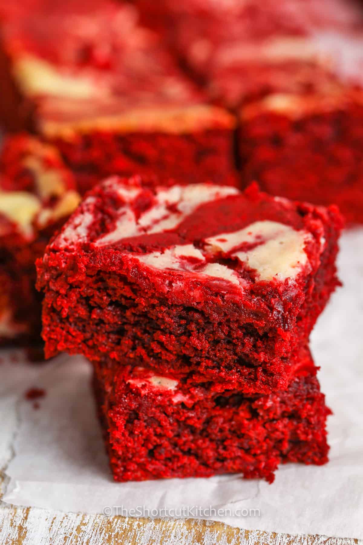 Red Velvet Brownies TheShortcutKitchen 10 