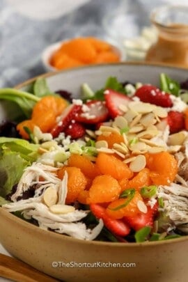 Mandarin Chicken Salad in a bowl