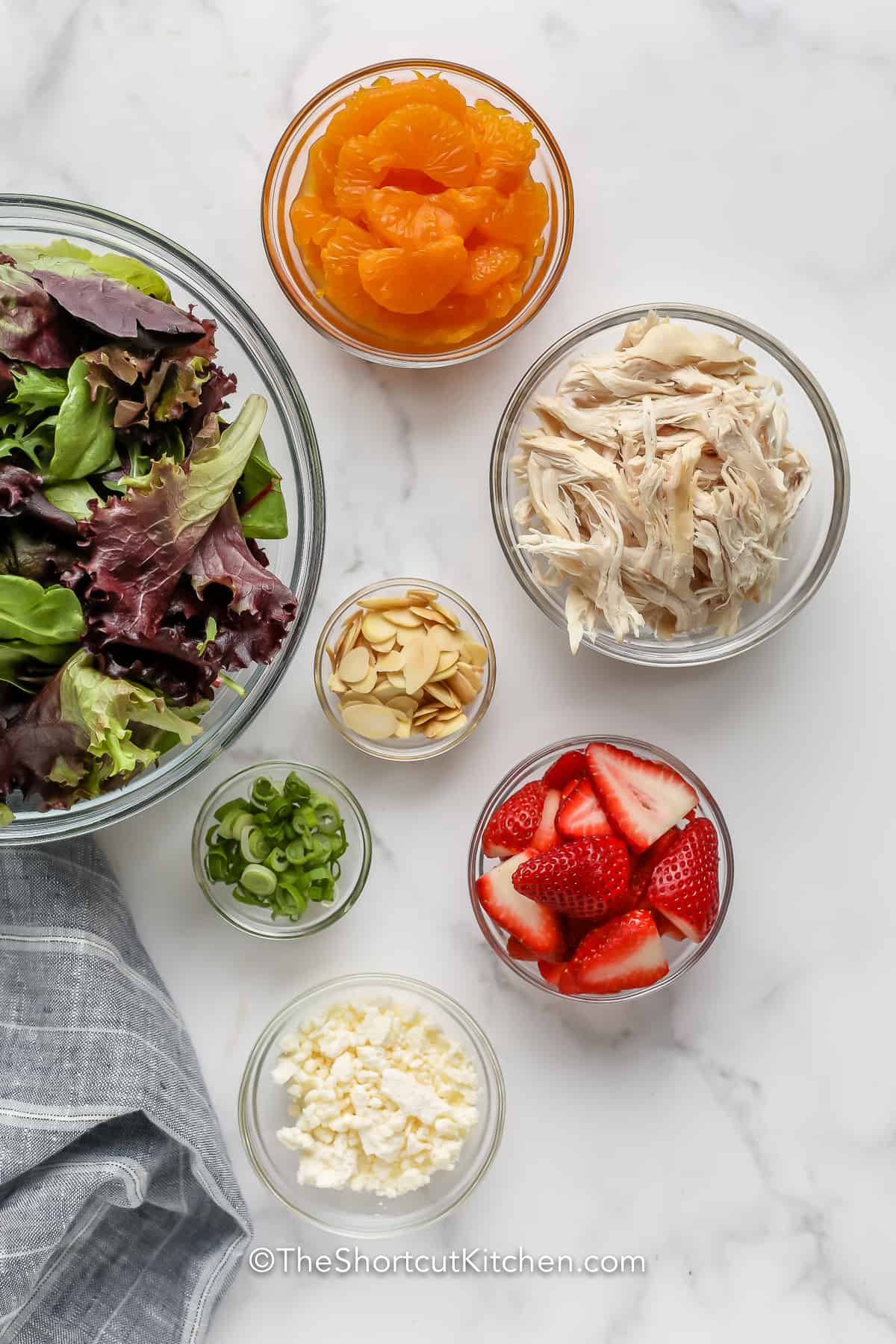 ingredients for Mandarin Chicken Salad