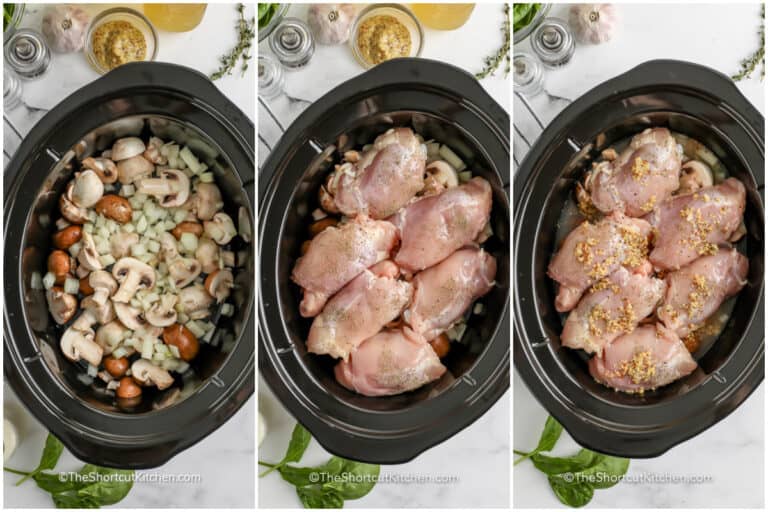 Slow Cooker Chicken Thighs (Just 10 Minute Prep!) The Shortcut Kitchen