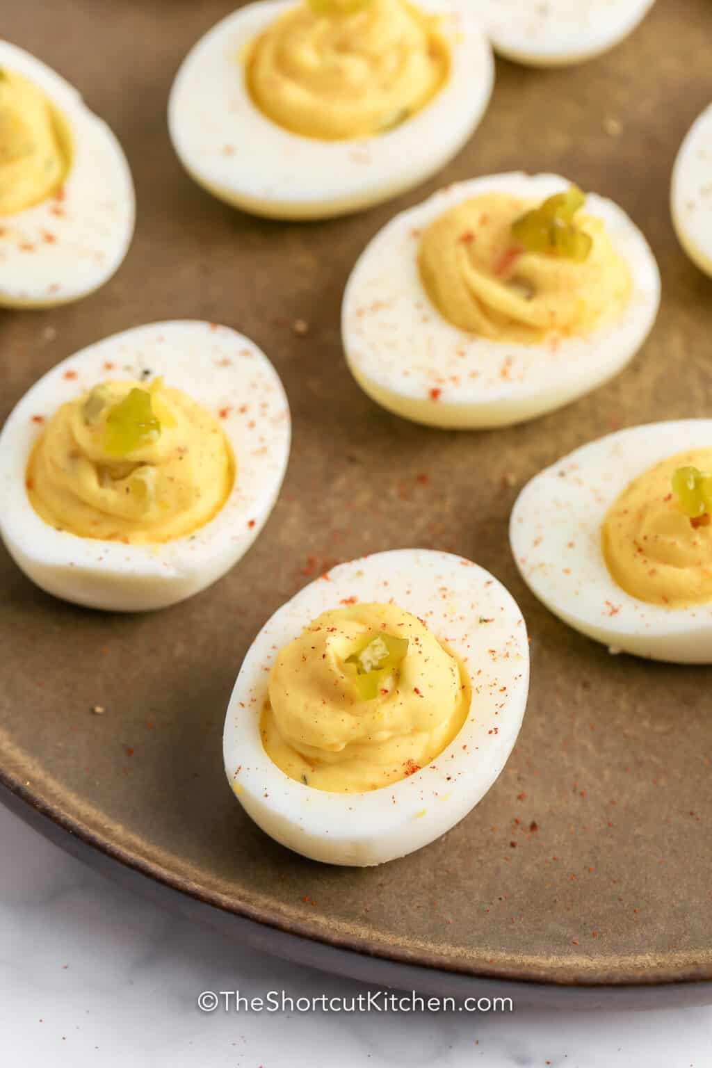 Classic Deviled Eggs (Easy 10 Minute Recipe!) The Shortcut Kitchen