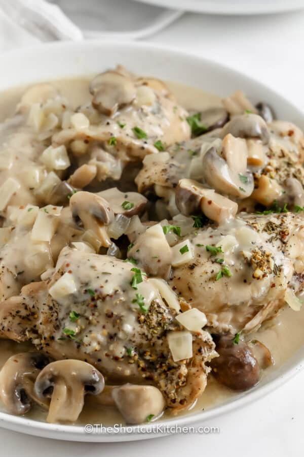 Slow Cooker Chicken Thighs (Just 10 Minute Prep!) The Shortcut Kitchen