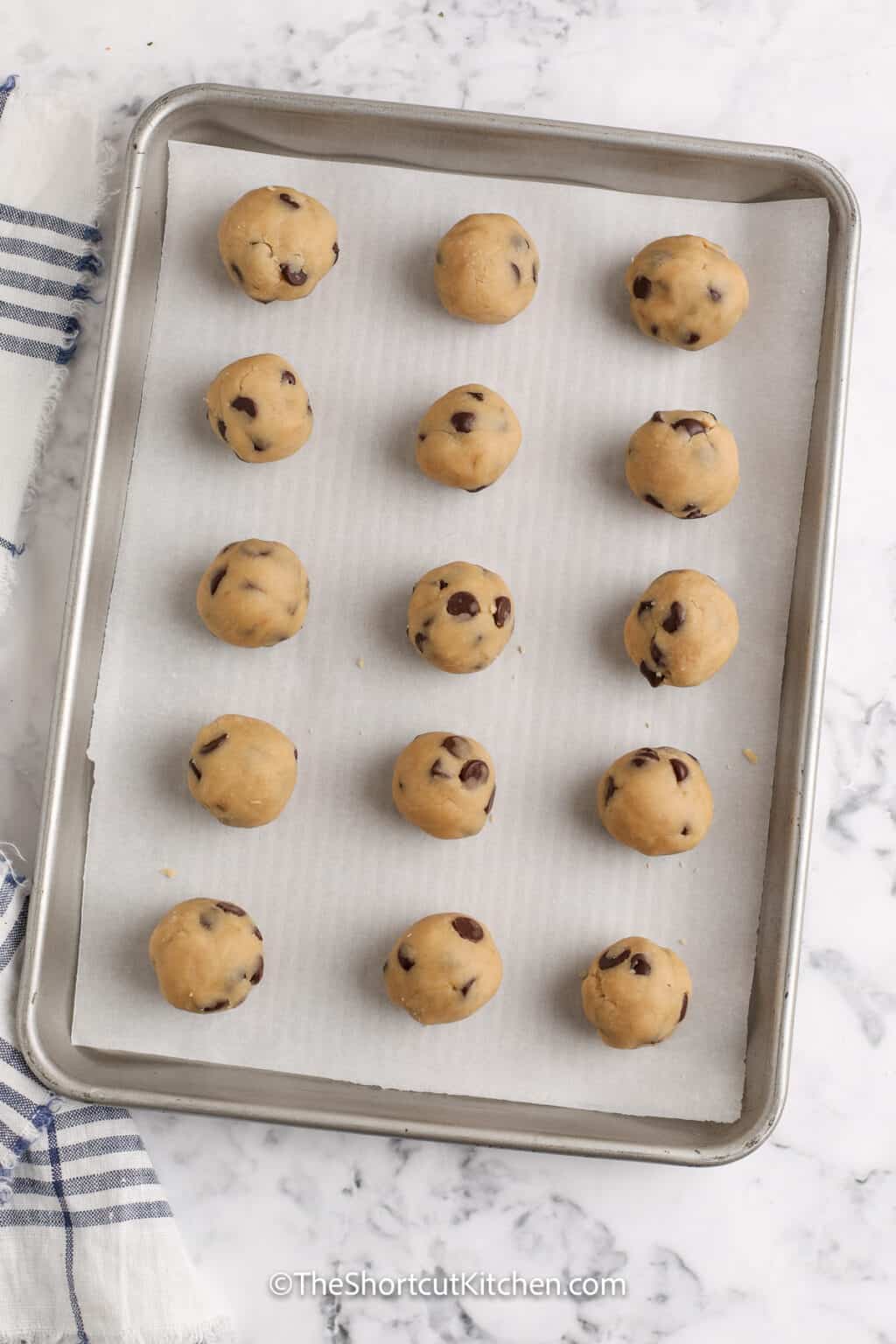 Chocolate Chip Cookie Dough Balls The Shortcut Kitchen