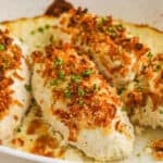 close up of Easy French Onion Chicken in the pot