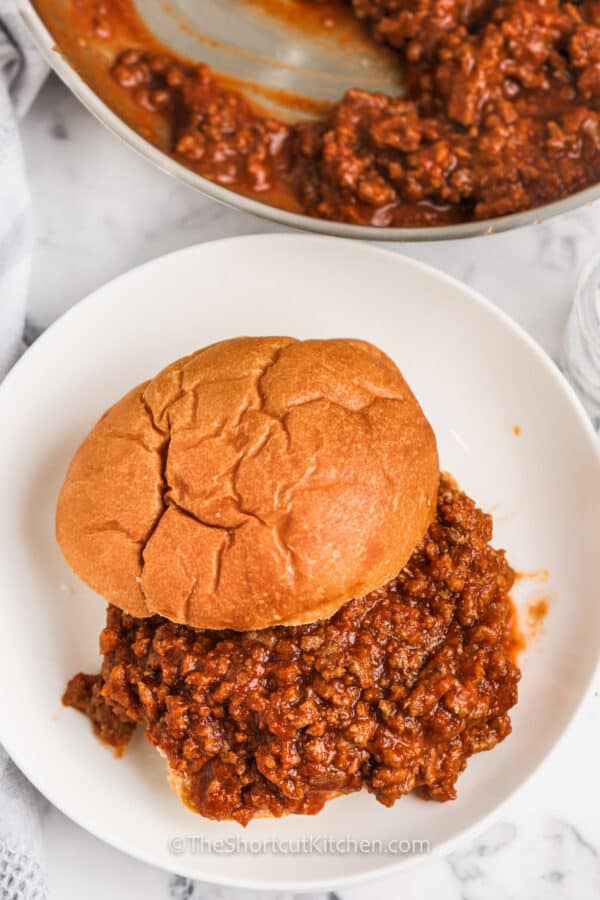 Homemade Sloppy Joe Sauce So Easy The Shortcut Kitchen