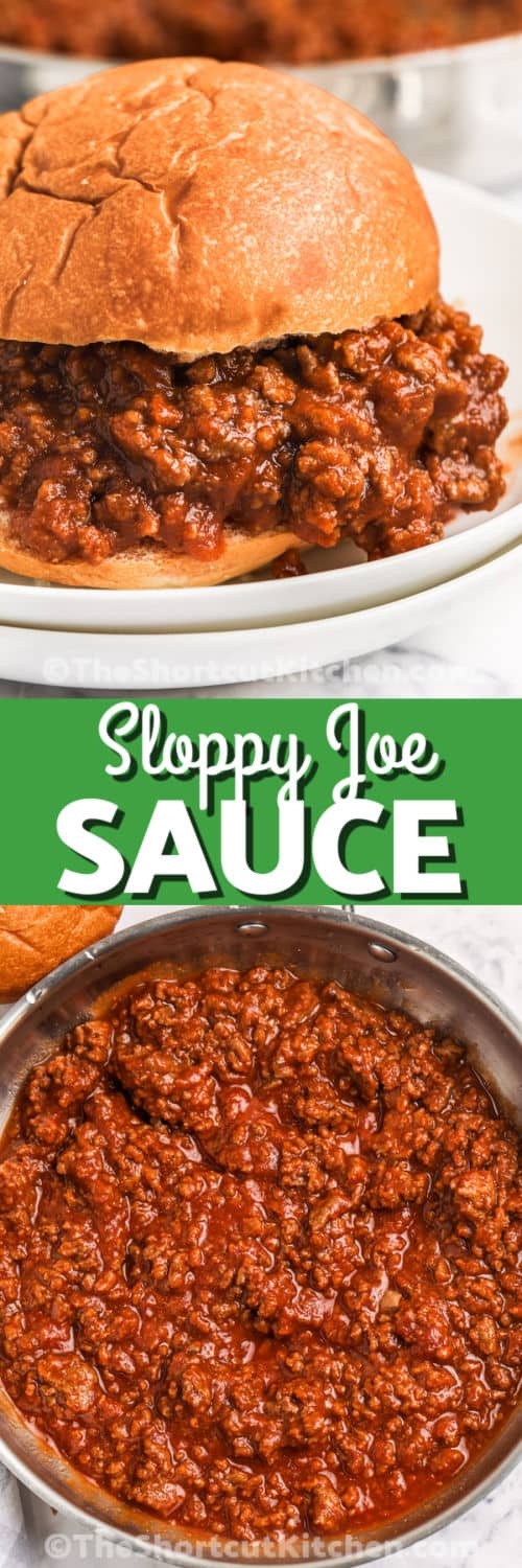 Homemade Sloppy Joe Sauce So Easy The Shortcut Kitchen