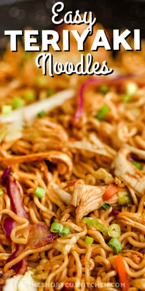 Easy Teriyaki Noodles Recipe Chronicle