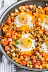 Breakfast Hash With Ham (One Skillet Meal!) - The Shortcut Kitchen