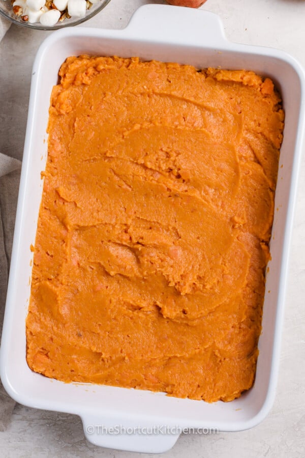 Canned Sweet Potato Casserole (So Easy!) - The Shortcut Kitchen