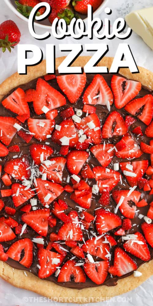 Nutella Pizza Recipe with a title