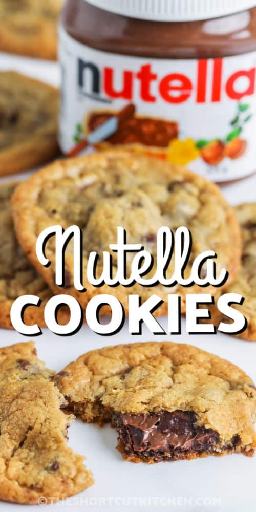 Nutella Stuffed Cookies (Just 2 Ingredients!) - The Shortcut Kitchen