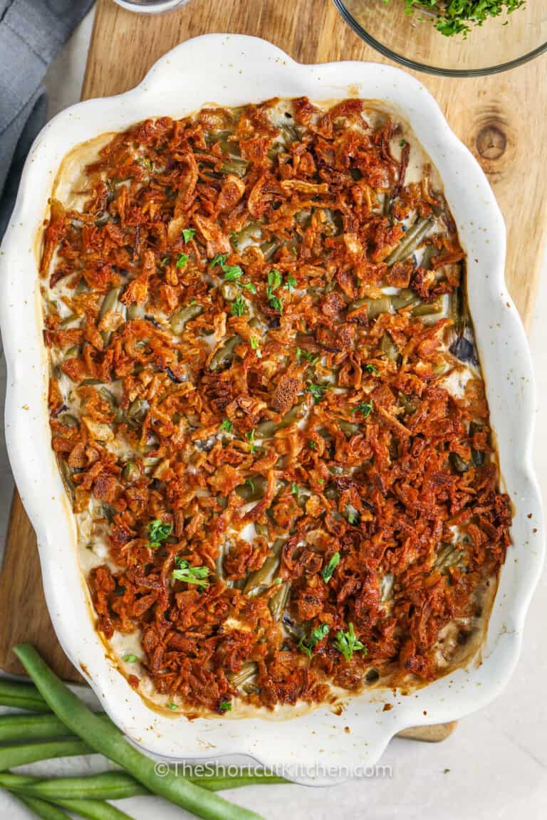 Canned Green Bean Casserole The Shortcut Kitchen