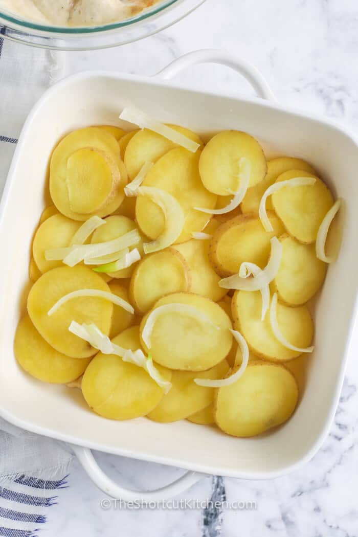 Easy Scalloped Potatoes and Ham (Cheesy) - The Shortcut Kitchen