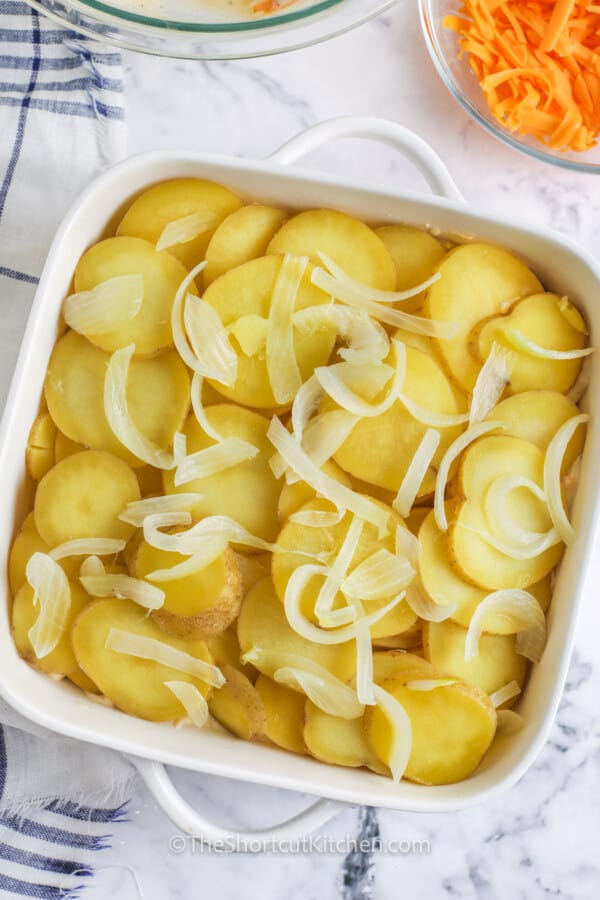Easy Scalloped Potatoes and Ham (Cheesy) - The Shortcut Kitchen