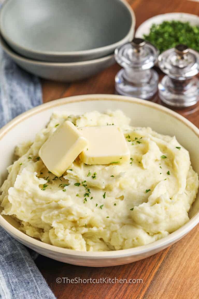 Microwave Mashed Potatoes (30 Minutes!) The Shortcut Kitchen