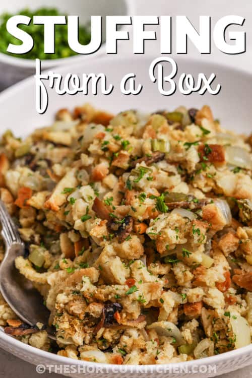 plated Shortcut Stuffing from a Box with a title