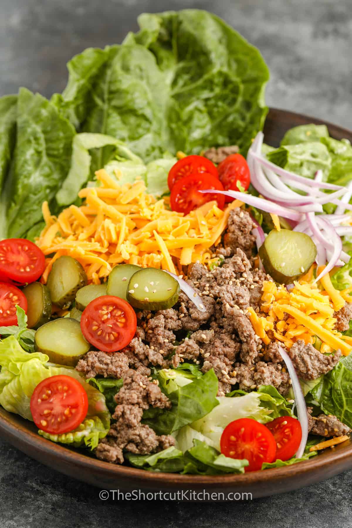 Cheeseburger Salad-in-a-Jar