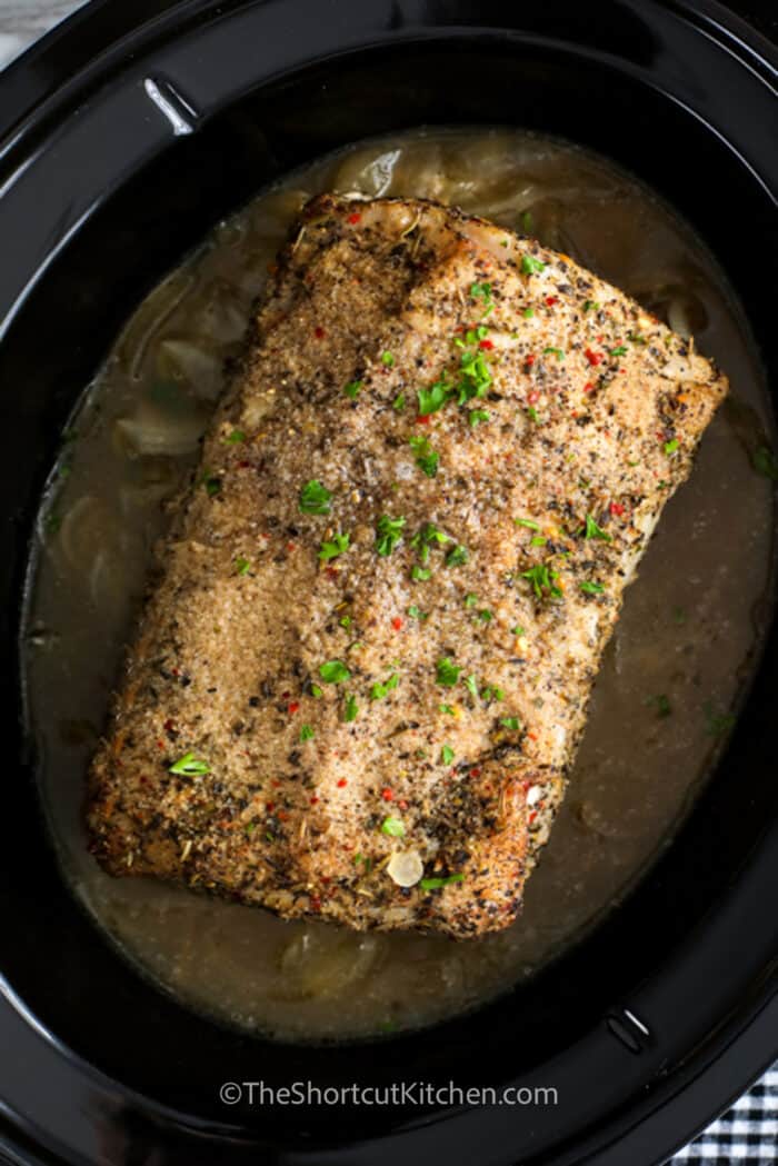 Crock Pot Pork Loin (10 Minute Prep!) The Shortcut Kitchen